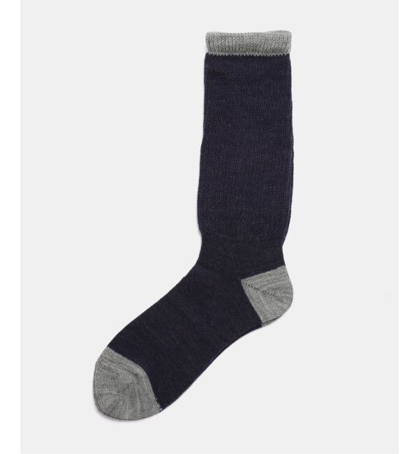 journal standard luxe「バルキーワッフルSOCKS」|ソックス|ネイビー