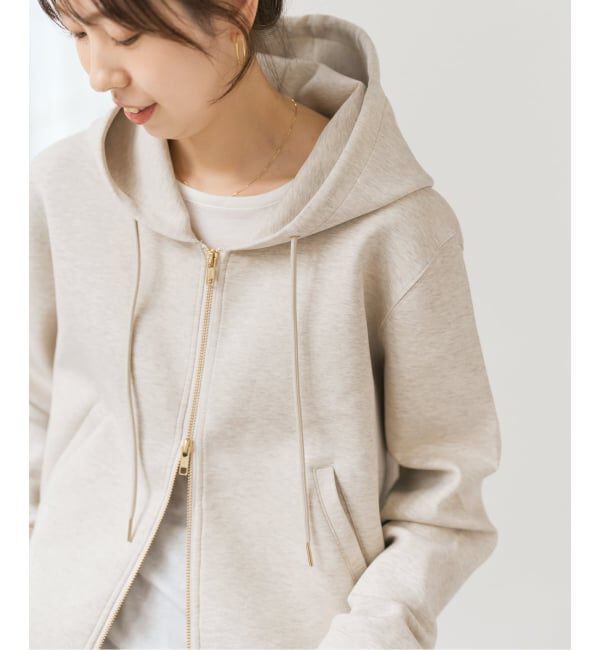 Spick and Span「《追加》ストレッチジップフードパーカー」|パーカー|