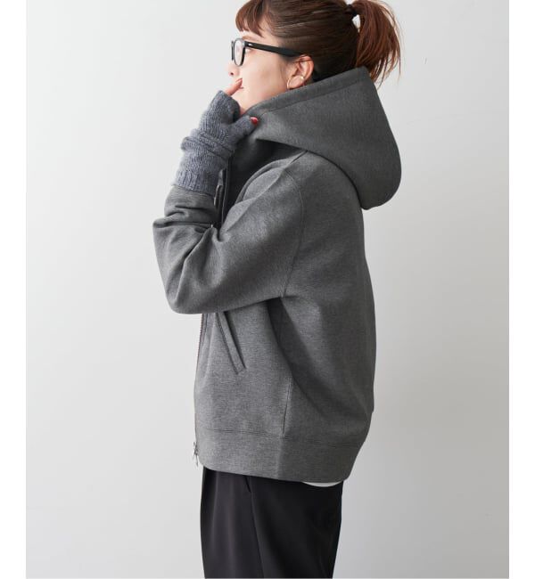 Spick and Span「《追加》ストレッチジップフードパーカー」|パーカー|