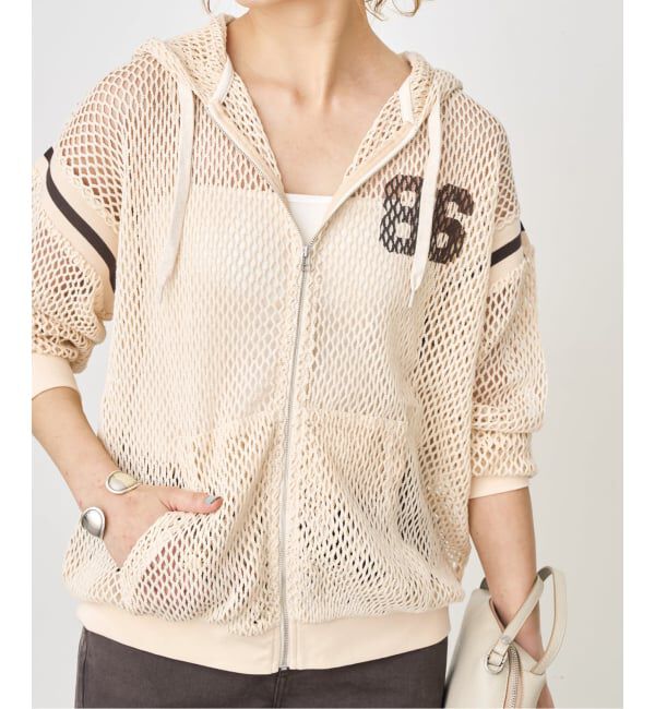 Spick and Span「《別注》athletic wear MASON メッシュパーカー*」|パーカー|