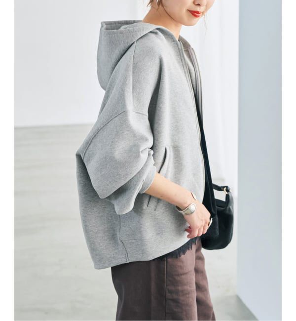Spick and Span「《一部店舗+WEB限定》コクーンシルエットパーカー」|パーカー|