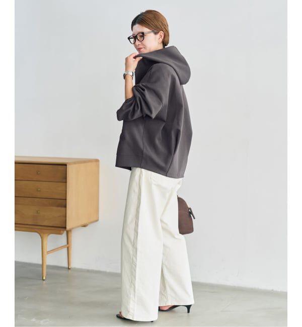 Spick and Span「《一部店舗+WEB限定》コクーンシルエットパーカー」|パーカー|