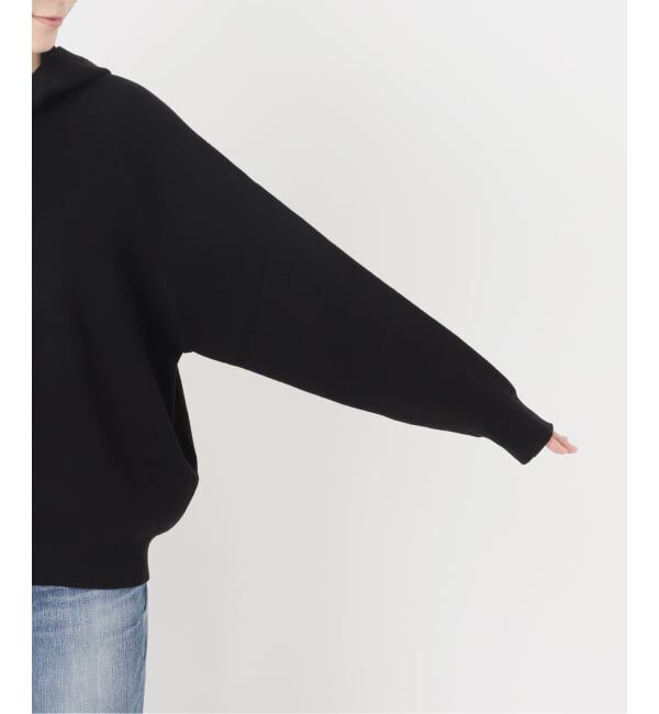 Spick and Span「《予約》コットン混 ニットフーディー」|パーカー|