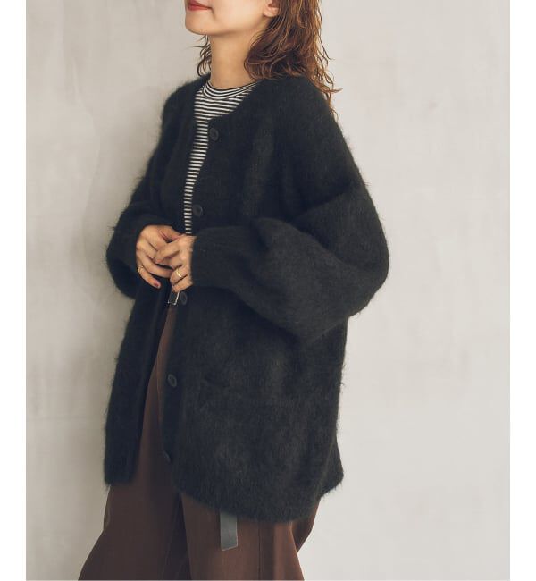 Spick and Span「《40周年》S.SHIORI*S アルパカ混カーディガン」|カーディガン|