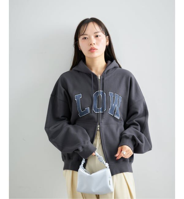 U by SPICK&SPAN「《 追加 》 LOW CLASSIC Lc LOW SOFT SWEAT ZIP-UP HOODIE」|パーカー|