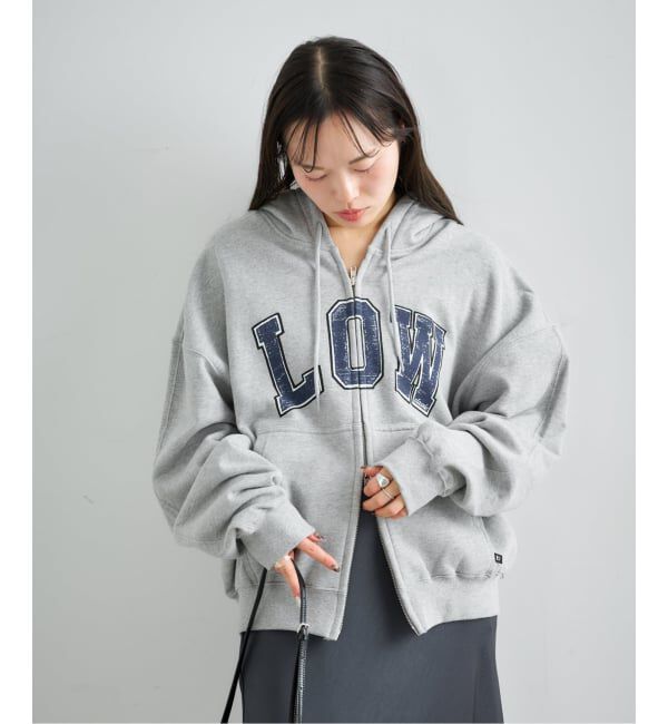 U by SPICK&SPAN「《 追加 》 LOW CLASSIC Lc LOW SOFT SWEAT ZIP-UP HOODIE」|パーカー|