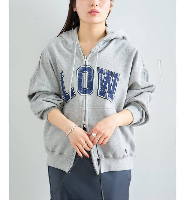 U by SPICK&SPAN「《 追加 》 LOW CLASSIC Lc LOW SOFT SWEAT ZIP-UP HOODIE」|パーカー|