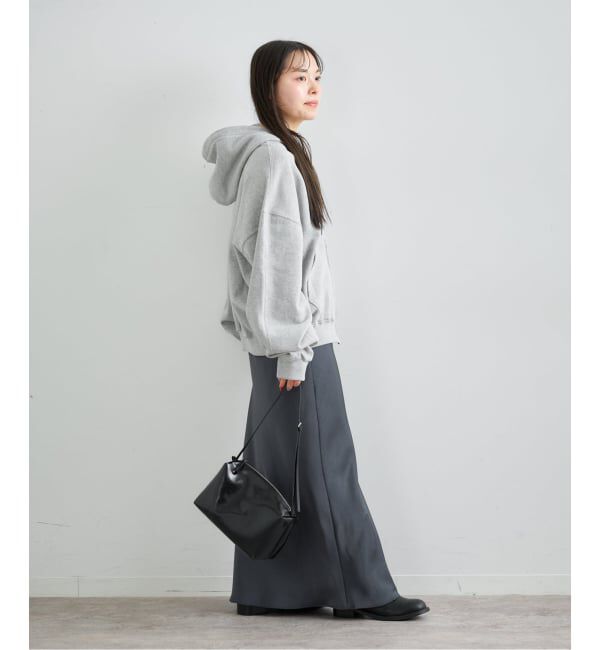 U by SPICK&SPAN「《 追加 》 LOW CLASSIC Lc LOW SOFT SWEAT ZIP-UP HOODIE」|パーカー|