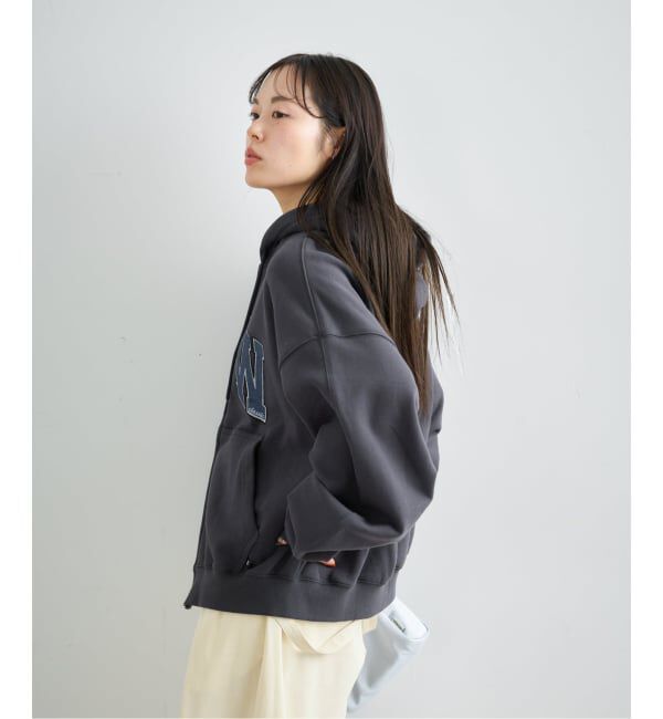 U by SPICK&SPAN「《 追加 》 LOW CLASSIC Lc LOW SOFT SWEAT ZIP-UP HOODIE」|パーカー|