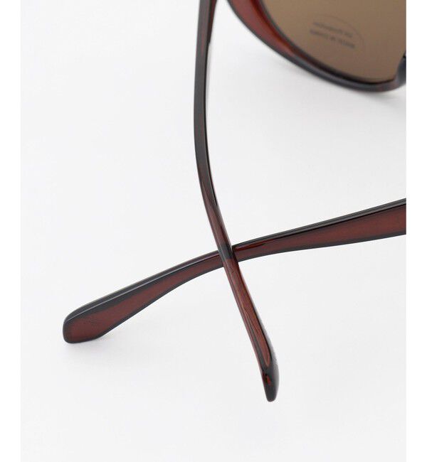 自由区「【紫外線99％カット・ケース付き】オーバル サングラス」|サングラス|