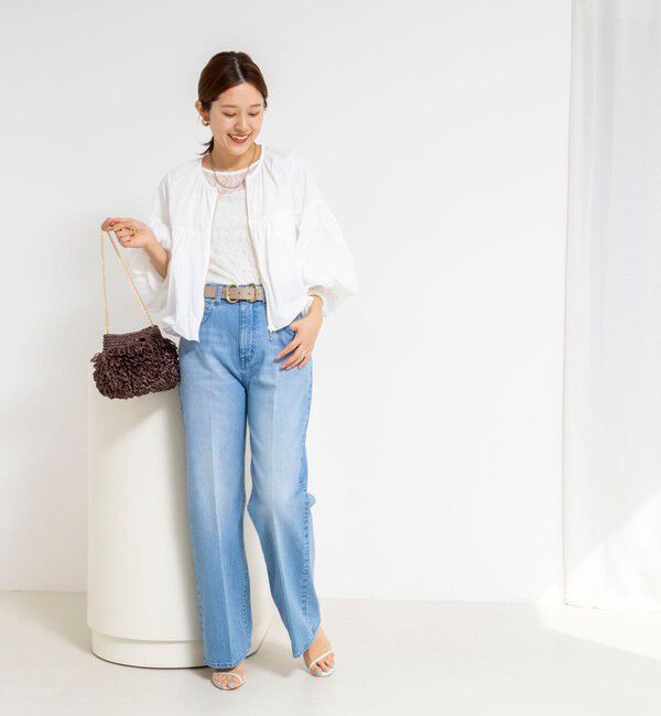 Rie Miller「【RM denim】センタープレスデニム」|デニム|