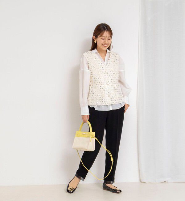 NOLLEY'S「《セットアップ対応》ウォッシャブルダブルクロススリムパンツ」|その他|