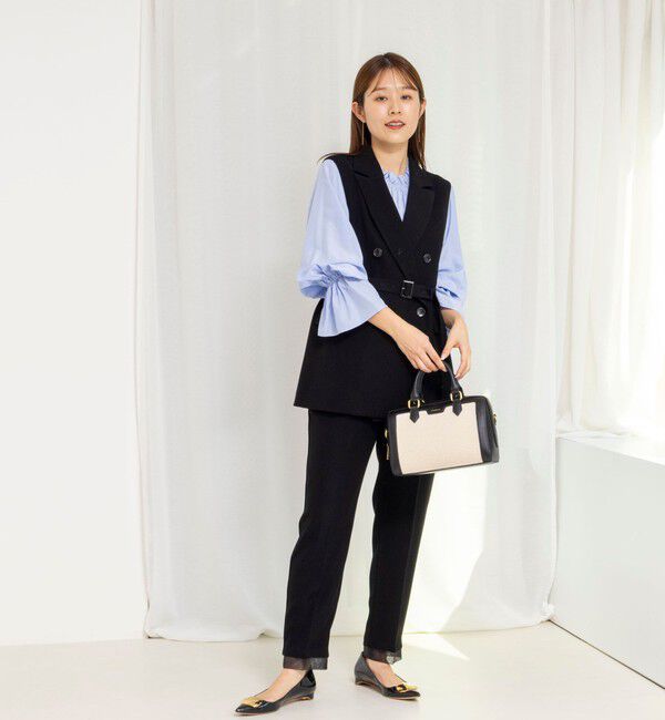 NOLLEY'S「《セットアップ対応》ウォッシャブルダブルクロススリムパンツ」|その他|