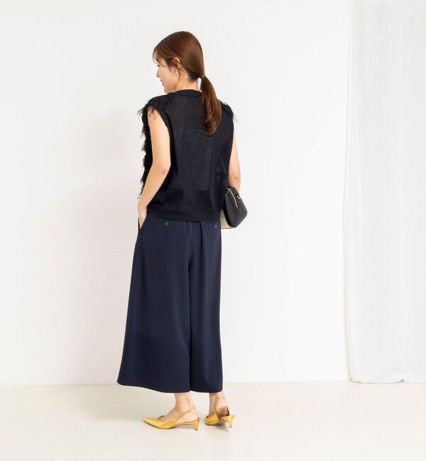 NOLLEY'S「ウォッシャブルクロップドワイドツイルパンツ」|その他|