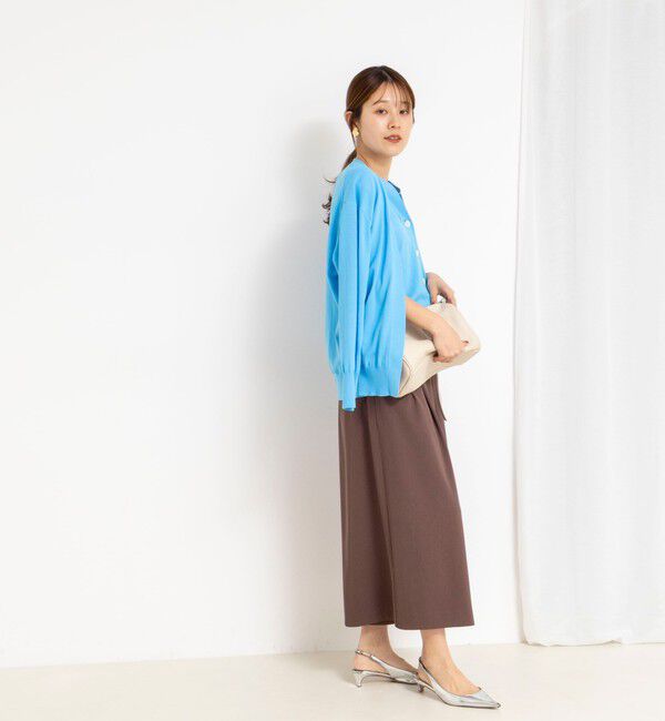 NOLLEY'S「ウォッシャブルクロップドワイドツイルパンツ」|その他|