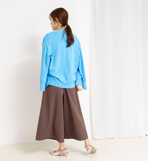 NOLLEY'S「ウォッシャブルクロップドワイドツイルパンツ」|その他|