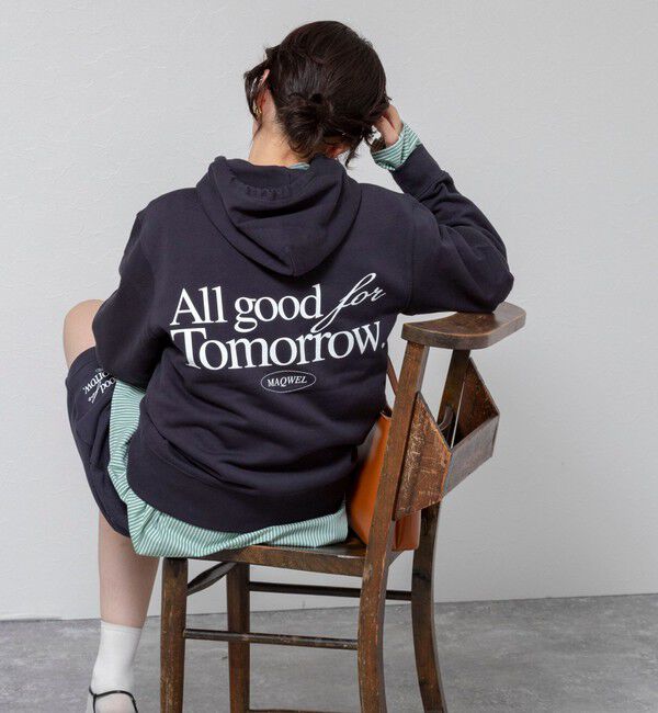 MAQWEL「【MAQWEL/マクウェル】《セットアップ対応》ウォッシャブルAgfT HOODIE」|パーカー|