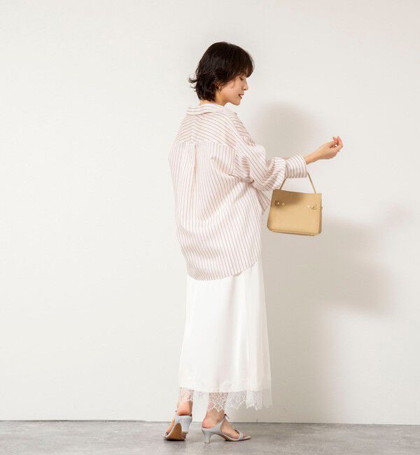 NOLLEY'S sophi「ウォッシャブルタンブラーストライプ3WAYシャツ」|シャツ・ブラウス|