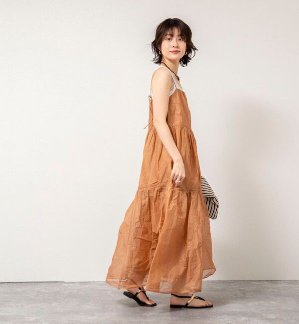 NOLLEY'S sophi「【MARILYN MOON/マリリーンムーン】sheer starched cotton lace tieredワンピース」|ワンピース|