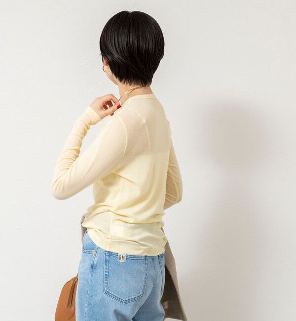 NOLLEY'S sophi「ウォッシャブルorganicコットンシアーテレコロンＴ」|Tシャツ・カットソー|