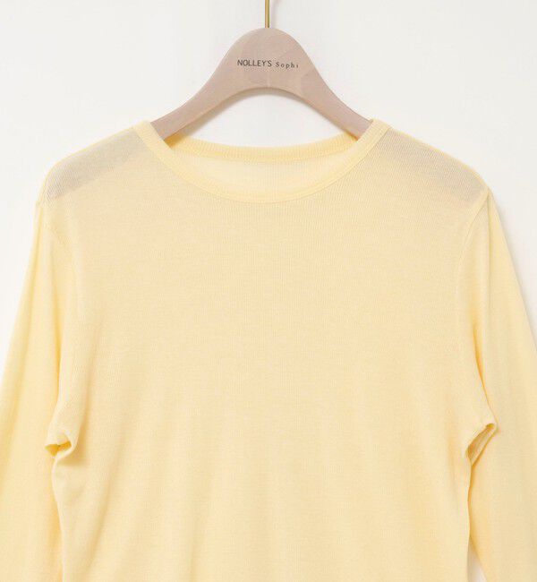 NOLLEY'S sophi「ウォッシャブルorganicコットンシアーテレコロンＴ」|Tシャツ・カットソー|