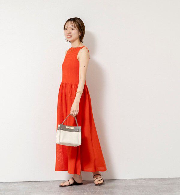 NOLLEY'S sophi「【WALANCE/ワランス】paper rib knit dress」|ワンピース|
