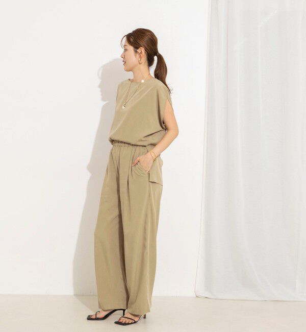 NOLLEY'S「【WEB＆一部店舗限定】ウォッシャブルサンドウォッシュイージーワイドパンツ」|その他|