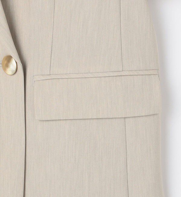 NOLLEY'S sophi「《セットアップ対応》ウォッシャブルドライツイルハーフスリーブジャケット」|テーラードジャケット|