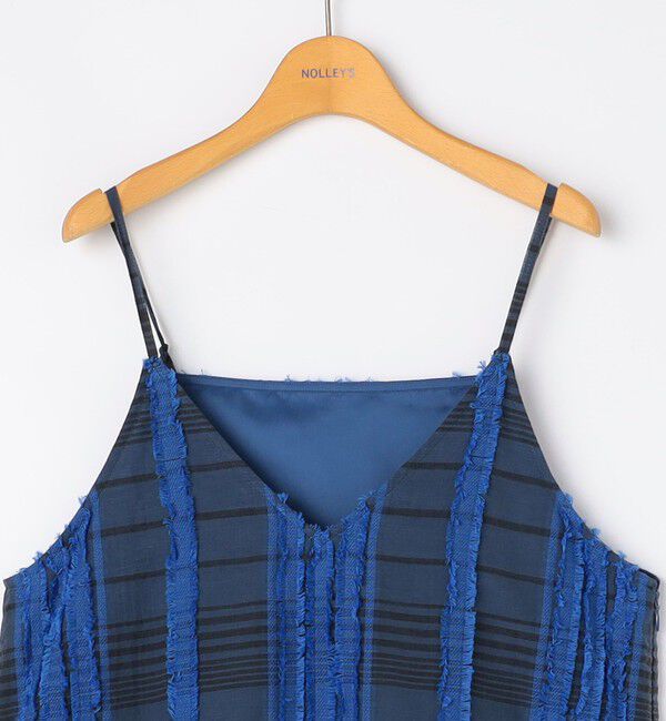 NOLLEY'S「【WEB＆一部店舗限定アイテム】【KIRYU】ウォッシャブルチェック柄カットジャガードワンピース」|ワンピース|