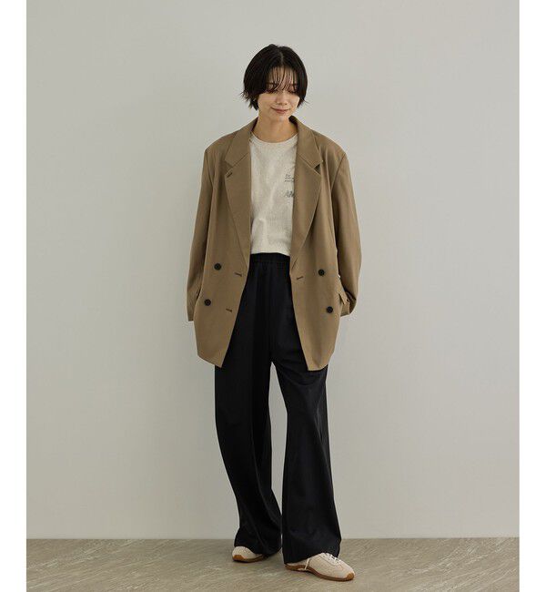 SALON adam et rope'「ファインフラノJK・ネップヘリンボンJK / セットアップ対応」|テーラードジャケット|