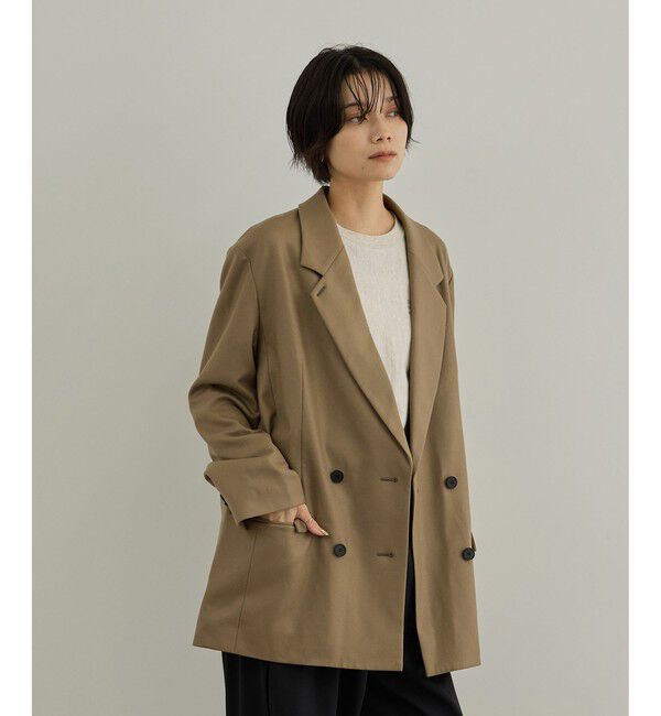 SALON adam et rope'「ファインフラノJK・ネップヘリンボンJK / セットアップ対応」|テーラードジャケット|