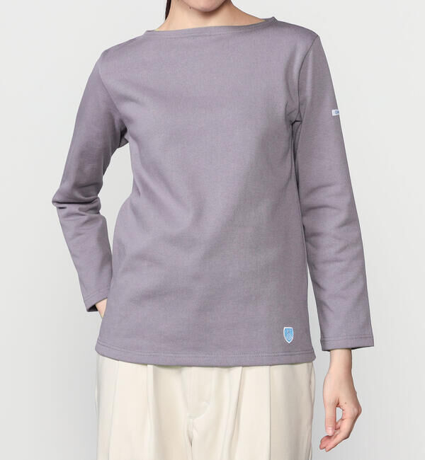 ORCIVAL「ORCIVAL | コットンロード ボートネックフレンチバスクTシャツ WOMEN」|Tシャツ・カットソー|