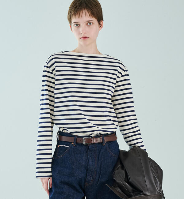 ORCIVAL「ORCIVAL | コットンロード ボートネックフレンチバスクTシャツ WOMEN」|Tシャツ・カットソー|