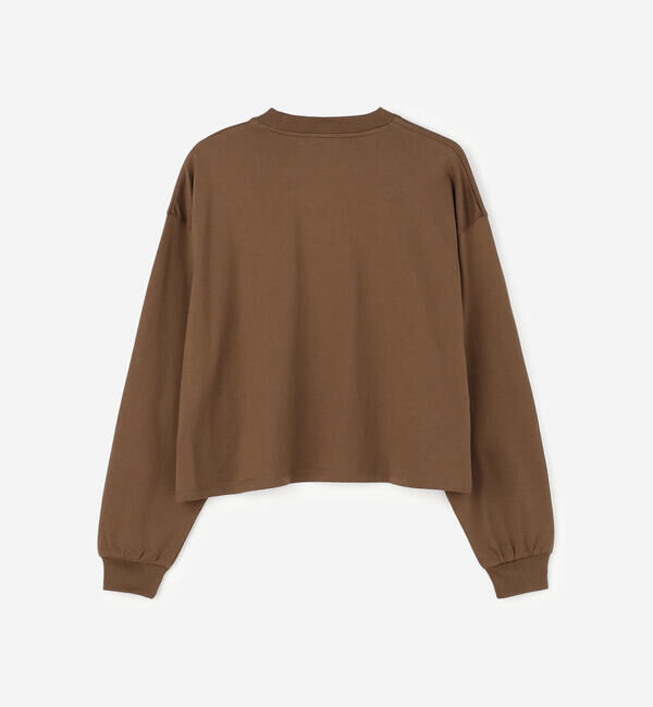 handvaerk「handvaerk | 60/2 クルーネック 長袖Tシャツ WOMEN」|Tシャツ・カットソー|