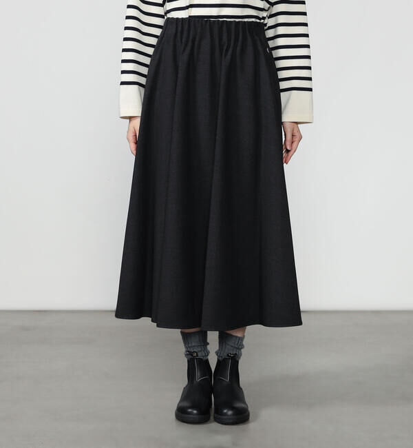 ORCIVAL「ORCIVAL | ツイルストレッチ ロングギャザースカート WOMEN」|スカート|