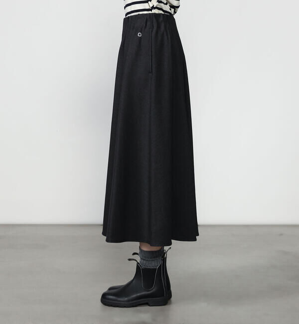 ORCIVAL「ORCIVAL | ツイルストレッチ ロングギャザースカート WOMEN」|スカート|