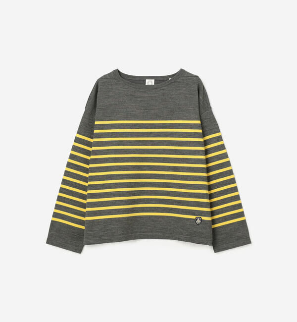 ORCIVAL「ORCIVAL | ボートネック ボーダーニットプルオーバー WOMEN」|ニット・セーター|GREY系1