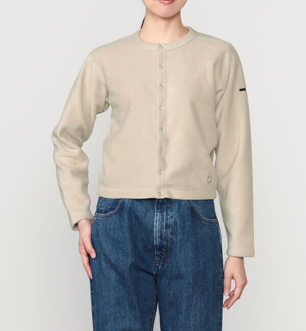 ORCIVAL「ORCIVAL | フリース クルーネックカーディガン WOMEN」|カーディガン|GREIGE