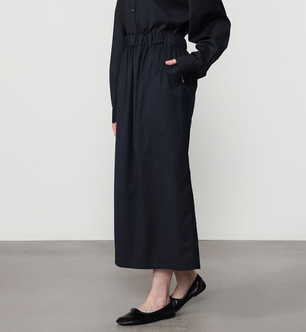  「nicholson & nicholson | ストレッチウール スカート WOMEN」|スカート|