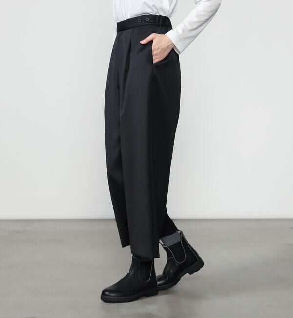 Morris & Sons「MORRIS & SONS | ワイドクロップド イージーパンツ WOMEN」|チノ|