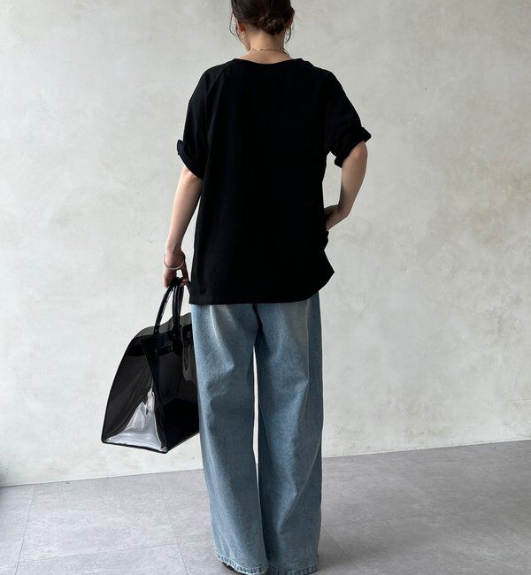  「【WEB限定】ロゴ&times;レースTEE」|Tシャツ・カットソー|