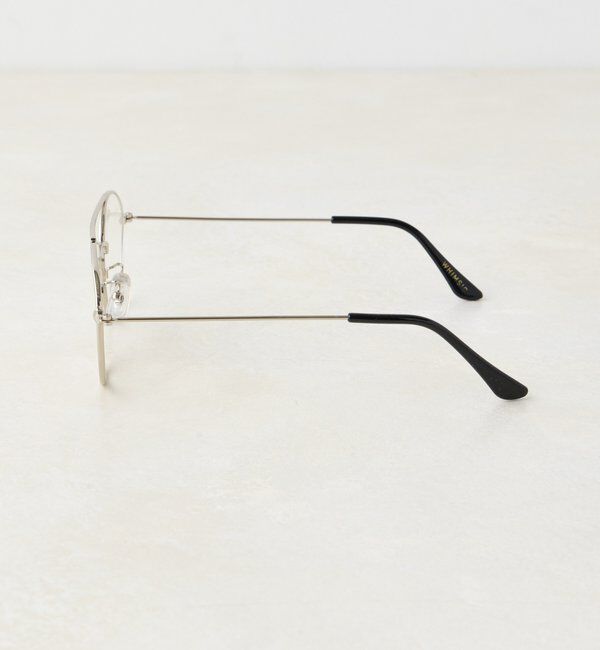  「【WHIMSIC/面長/逆三角形】ツーブリッジサングラス」|メガネ|