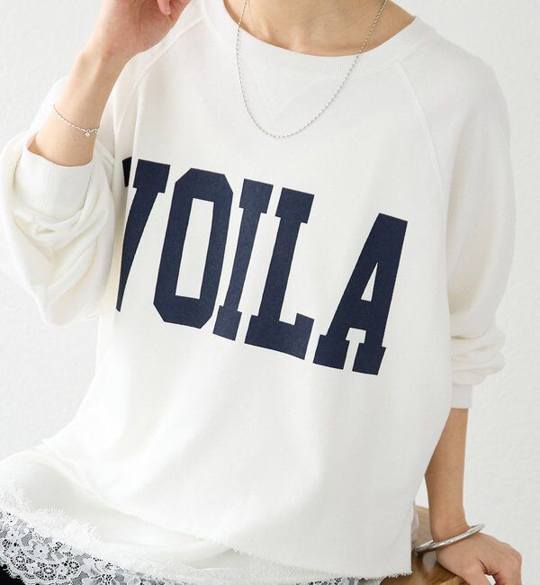  「【Yossshiiii企画】ワイドロゴカットオフスウェット」|Tシャツ・カットソー|オフホワイト