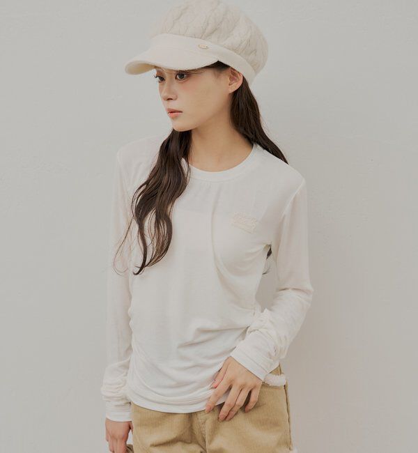  「レイヤードシアーT」|Tシャツ・カットソー|
