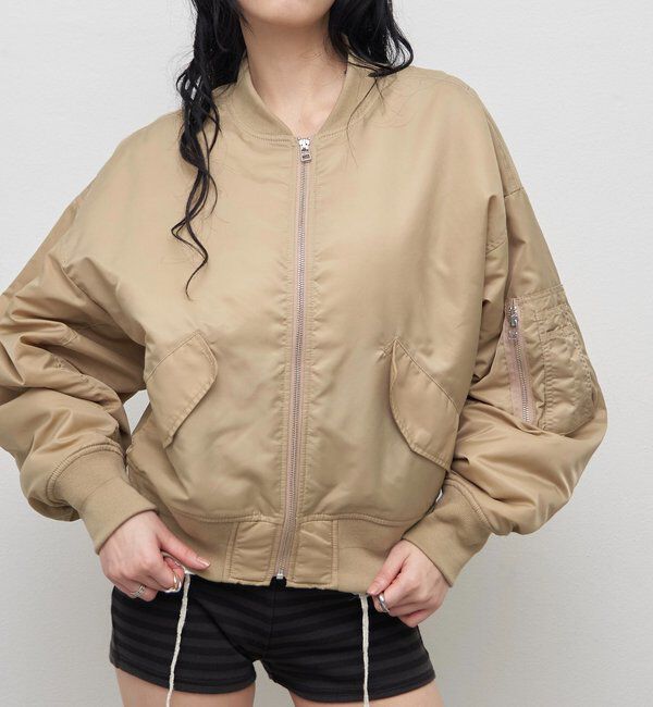  「【26AW LOOK掲載品番】【Sourcream】MA-1」|ブルゾン・スタジャン|
