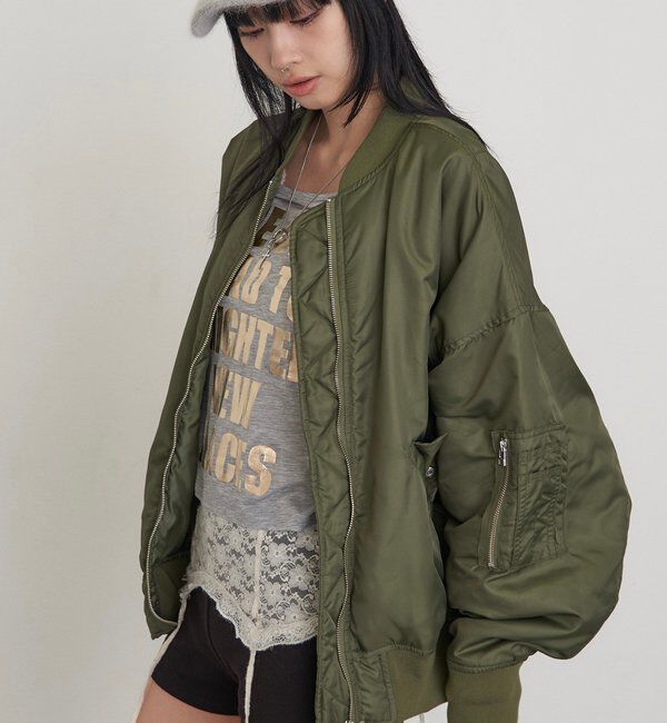  「【26AW LOOK掲載品番】【Sourcream】MA-1」|ブルゾン・スタジャン|