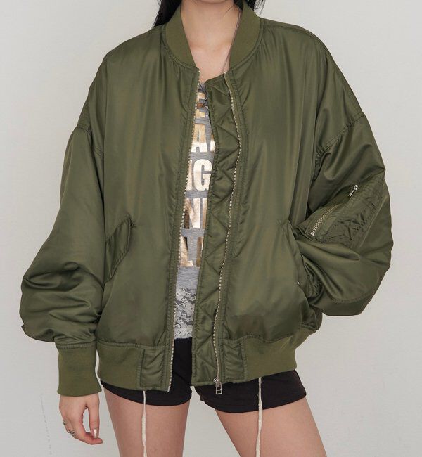  「【26AW LOOK掲載品番】【Sourcream】MA-1」|ブルゾン・スタジャン|