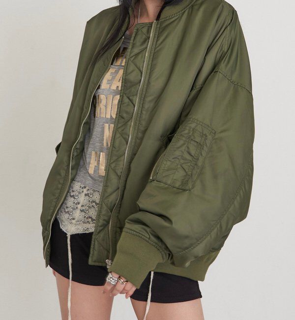  「【26AW LOOK掲載品番】【Sourcream】MA-1」|ブルゾン・スタジャン|