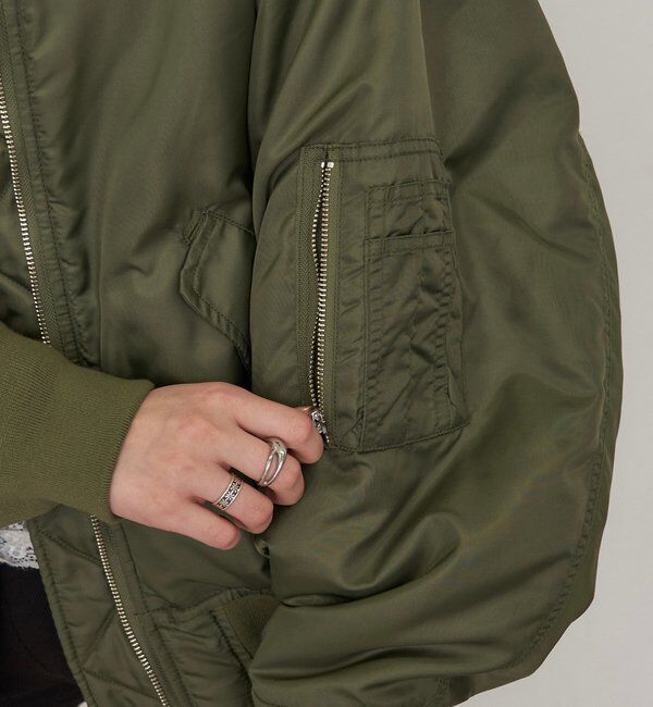  「【26AW LOOK掲載品番】【Sourcream】MA-1」|ブルゾン・スタジャン|