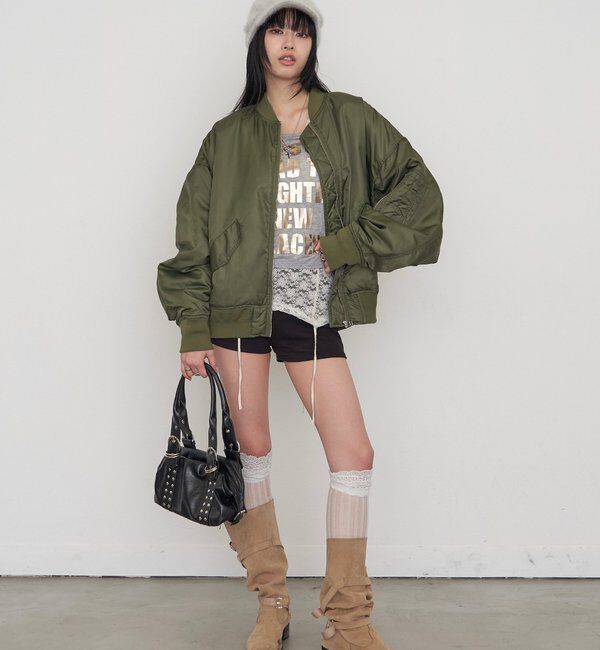  「【26AW LOOK掲載品番】【Sourcream】MA-1」|ブルゾン・スタジャン|